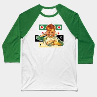 Boy eating Baseball T-Shirt